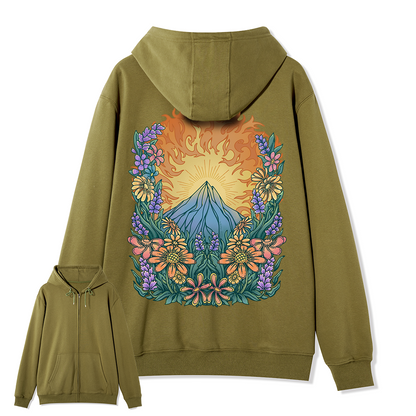 freeleaf-rekindled-hope-national-park-back-printed-unisex-fleece-full-zip-hoodie