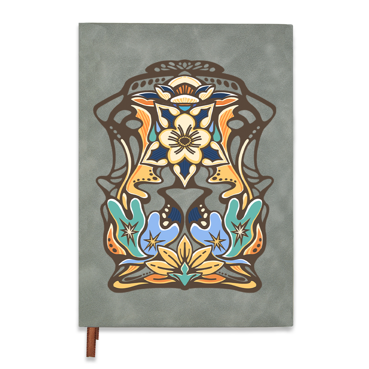 freeleaf-aquilegia-formosa-vintage-leather-notebook