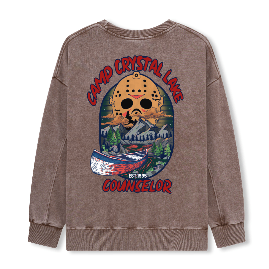Camp Crystal Lake Washed Sweatshirt