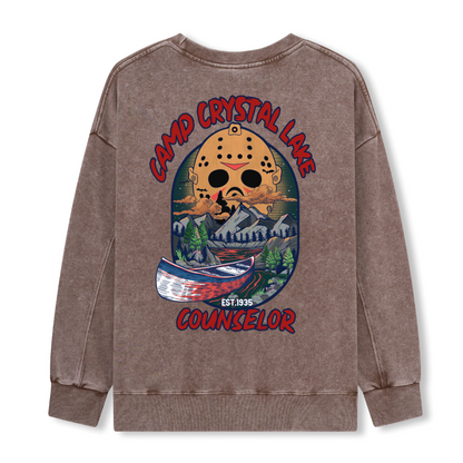 Camp Crystal Lake Washed Sweatshirt