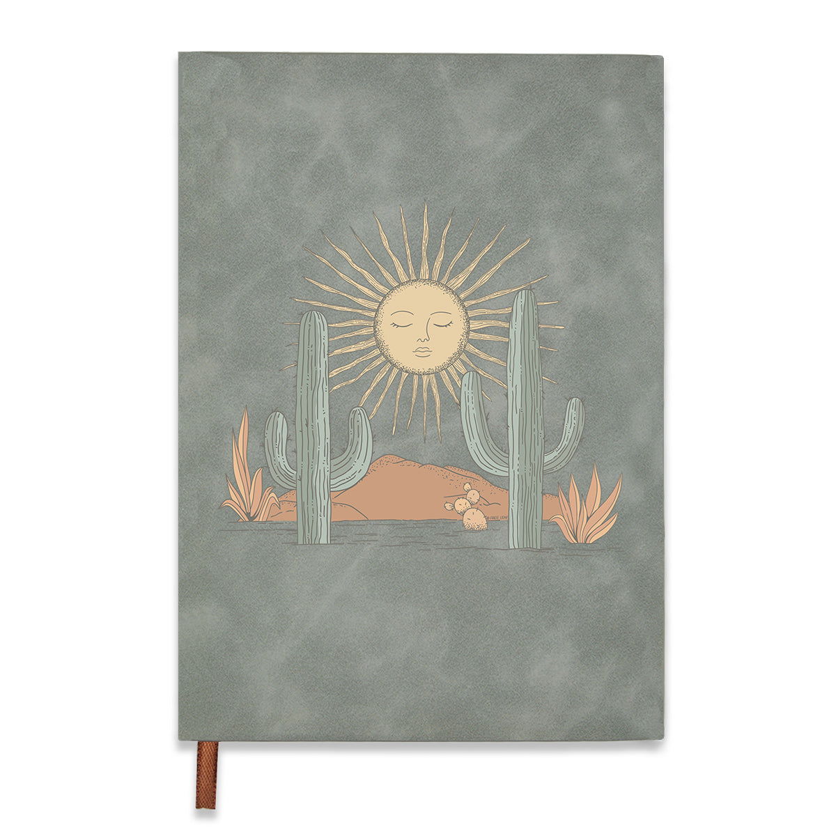 Freeleaf Saguaro National Park Leather Journal Notebook