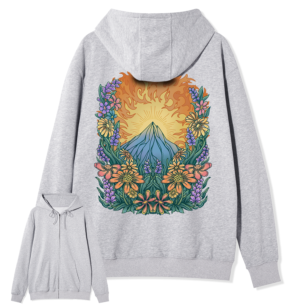 freeleaf-rekindled-hope-national-park-back-printed-unisex-fleece-full-zip-hoodie