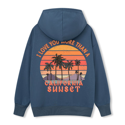 Freeleaf Sunset Reverie Unisex Back-printed Hoodie