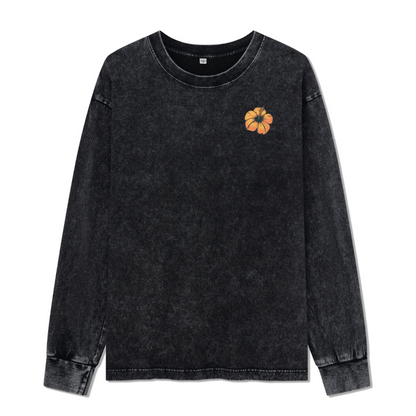 Golden Beach Washed Long Sleeve Top