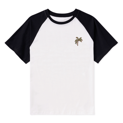 Vacation Raglan Short Sleeve Top