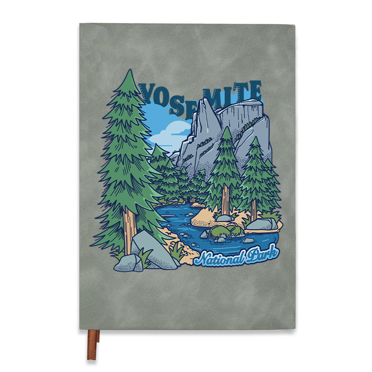 Freeleaf Yosemite National Park Vintage Leather Journal Notebook