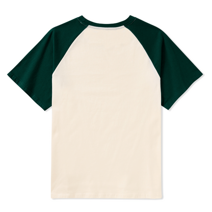Freeleaf Golden Glow Unisex Nature Inspired Raglan Sleeve Top