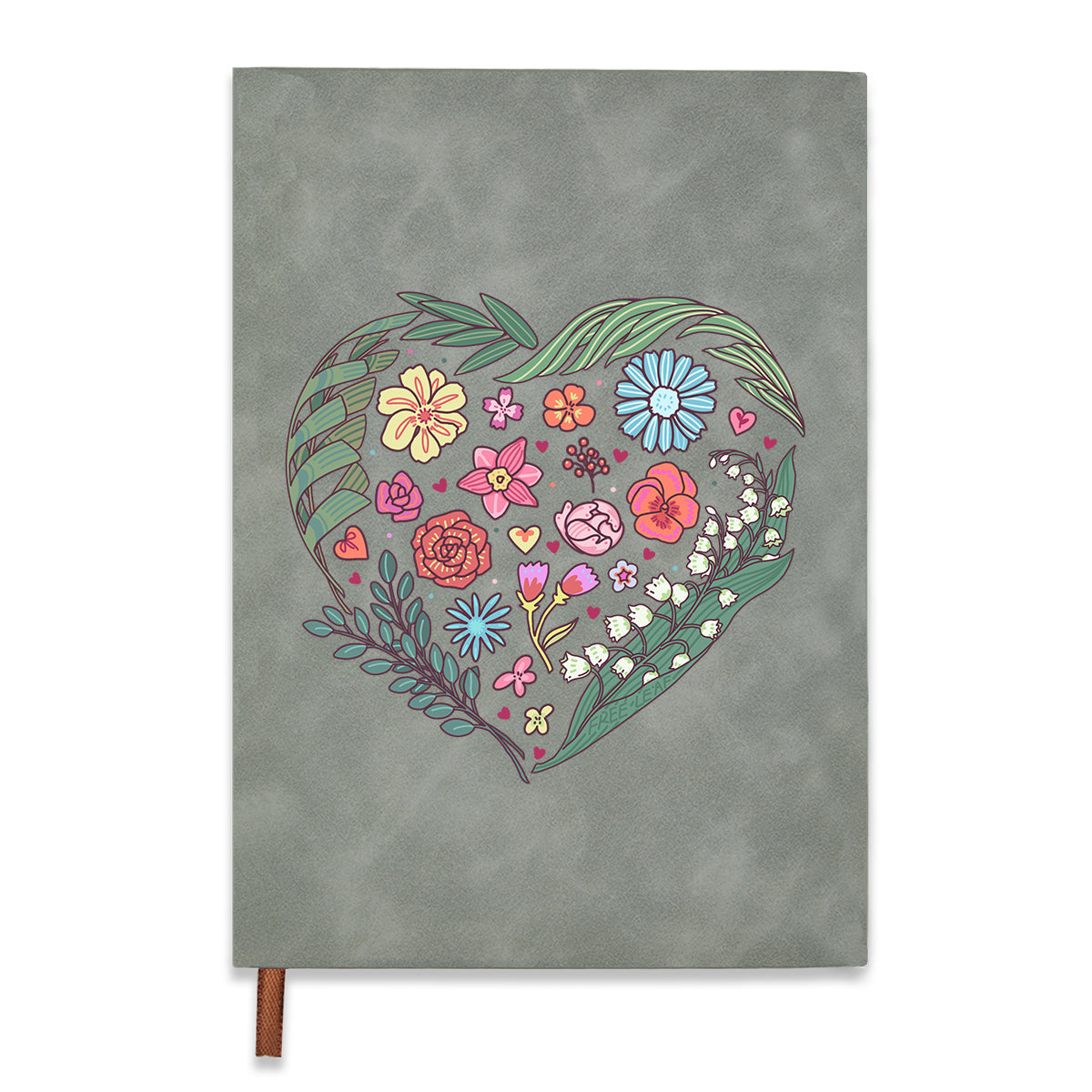 Freeleaf Love's Symphony Vintage Leather Journal Notebook