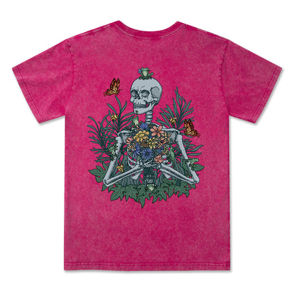 Freeleaf Rebirth in Bloom Unisex Nature Inspired Washed Tee