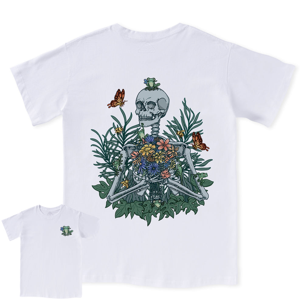 Freeleaf Rebirth in Bloom Camping Unisex Nature Inspired Tee