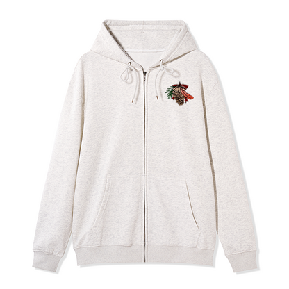 freeleaf-christmas-cardinal-unisex-fleece-full-zip-hoodie