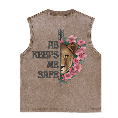 Freeleaf Wild at Heart Love Untamed Unisex Washed Tank Tops