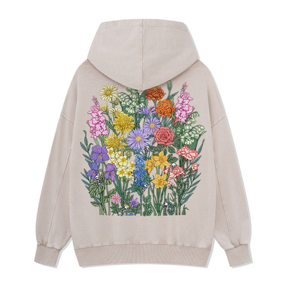 Freeleaf Whimsy in Bloom Unisex Nature Inspired Hoodie