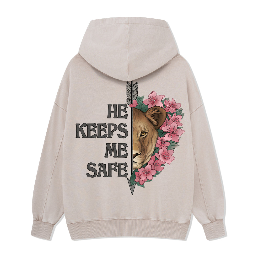 Freeleaf Wild at Heart Love Untamed Unisex Back-printed Hoodie