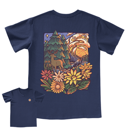 Wander In The Forest V-neck Tee