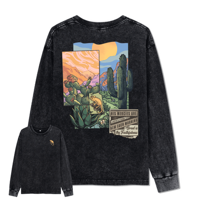 Christian Washed Long Sleeve Top