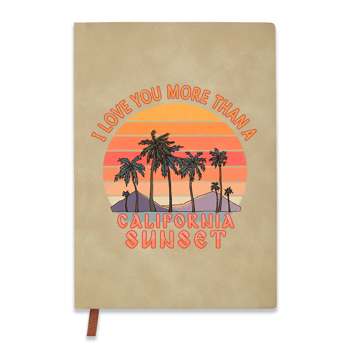 Freeleaf Sunset Reverie Vintage Leather Journal Notebook