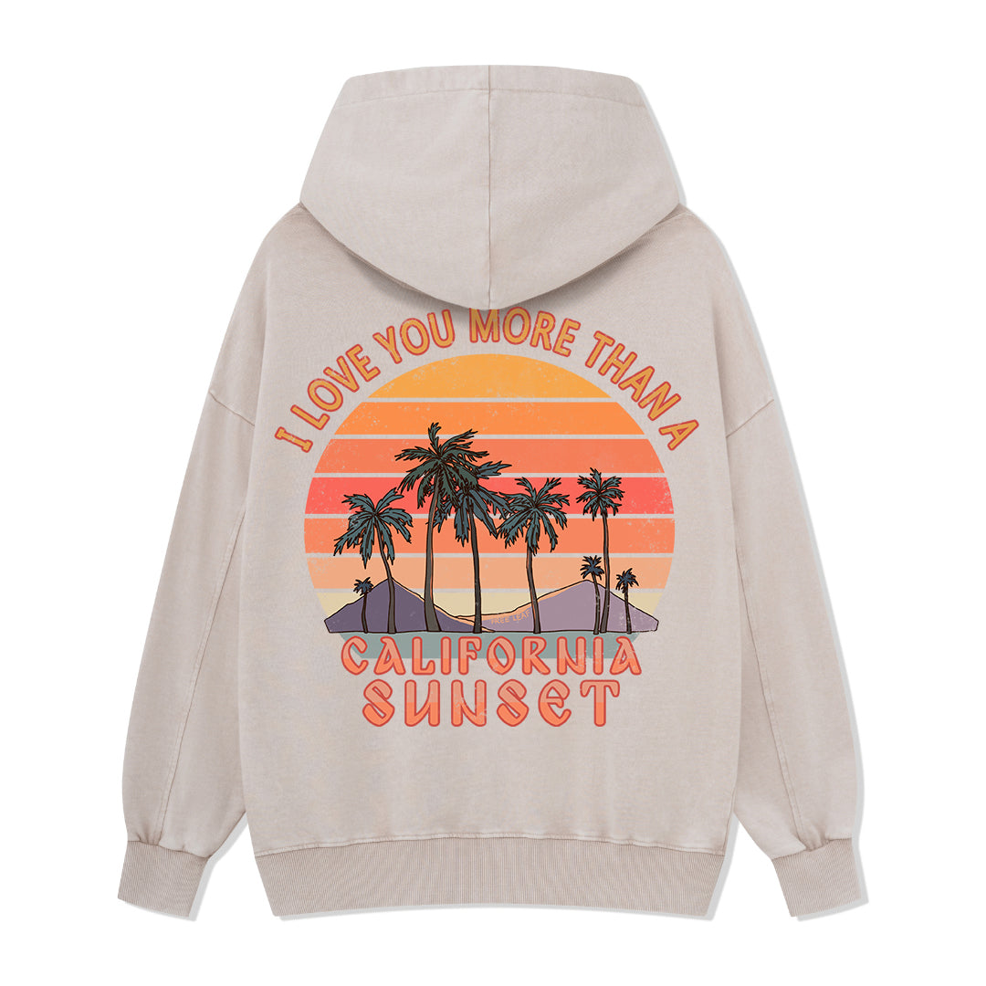 Freeleaf Sunset Reverie Unisex Back-printed Hoodie