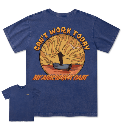 Can't Work Today Washed Tee