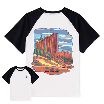 Zion National Park Raglan Short Sleeve Top