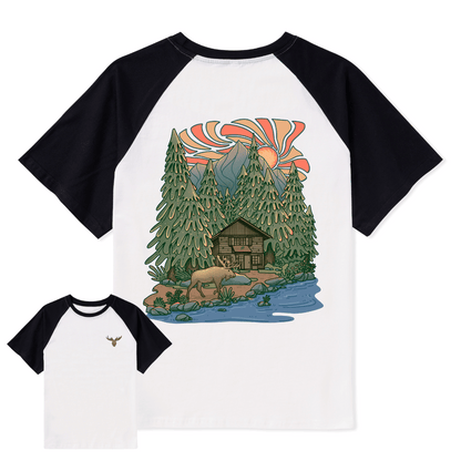 The Vicissitudes Of Time Raglan Short Sleeve Top
