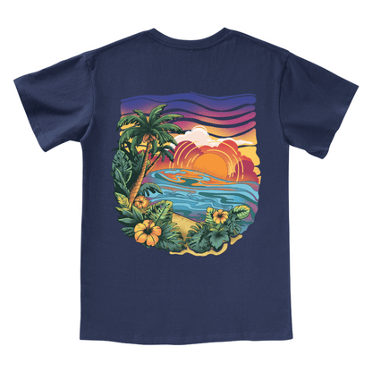 Golden Beach V-neck Tee