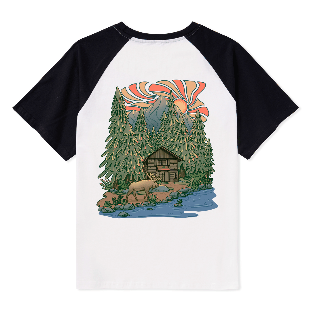 The Vicissitudes Of Time Raglan Short Sleeve Top