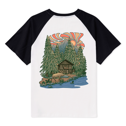 The Vicissitudes Of Time Raglan Short Sleeve Top