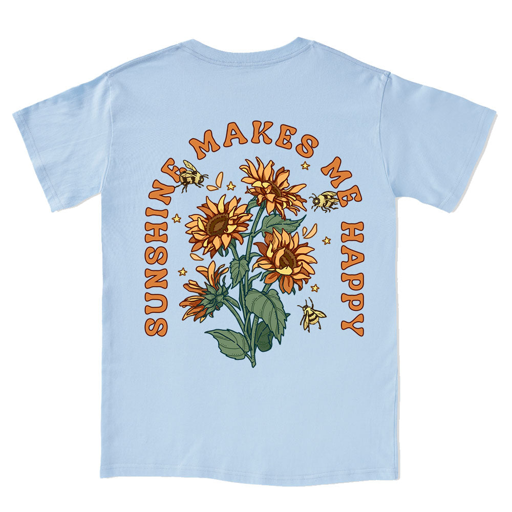 Freeleaf Sunshine Makes Me Happy Tee