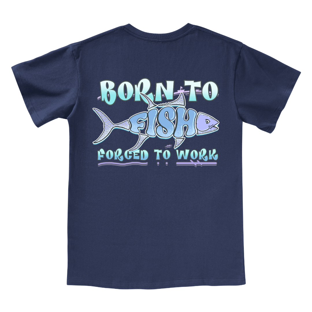 Born To Fish V-neck Tee