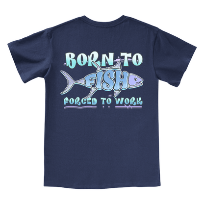 Born To Fish V-neck Tee