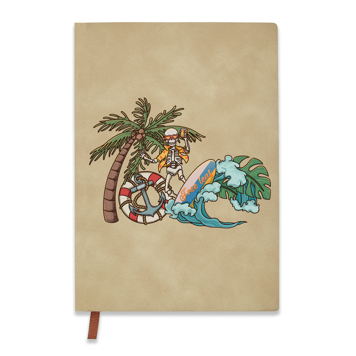 Freeleaf  Eternal Summer Romance Adventure Vintage Leather Journal Notebook