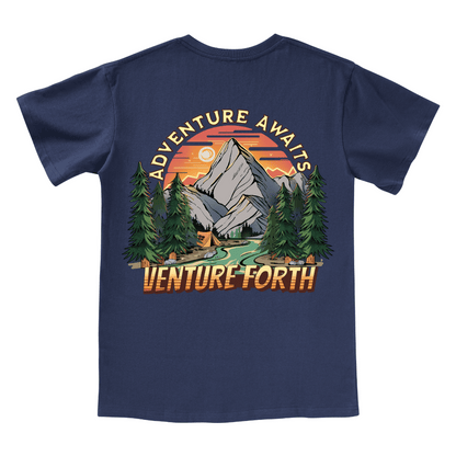 Adventure Awaits V-neck Tee