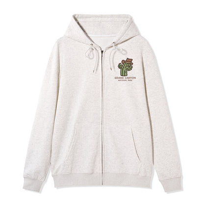 Freeleaf Grand Canyon National Park  Unisex Nature Inspired Fleece Full-Zip Hoodie