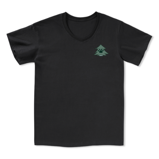 Hiking & Dogs Adventure V-neck Tee