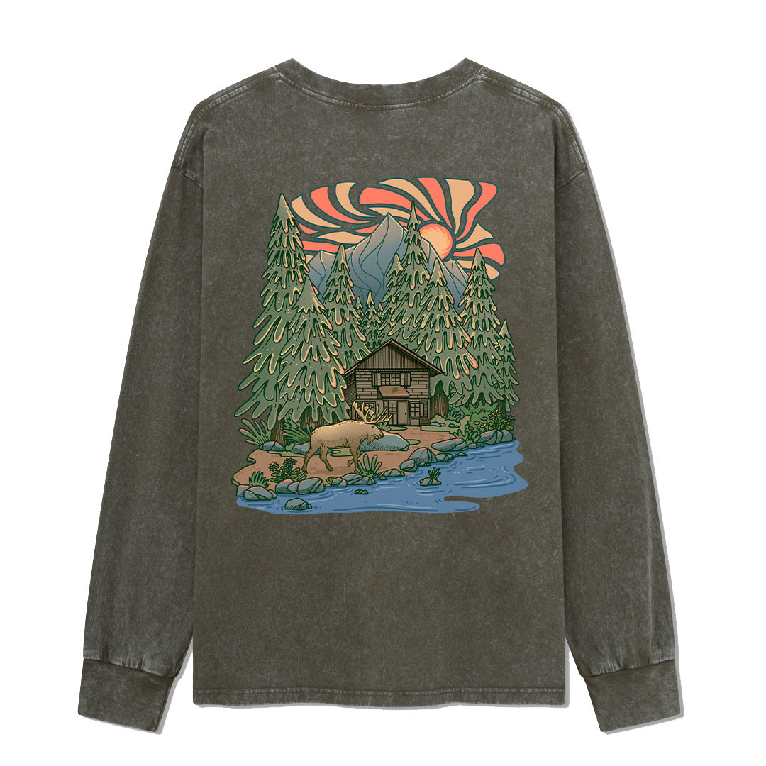 The Vicissitudes Of Time Washed Long Sleeve Top