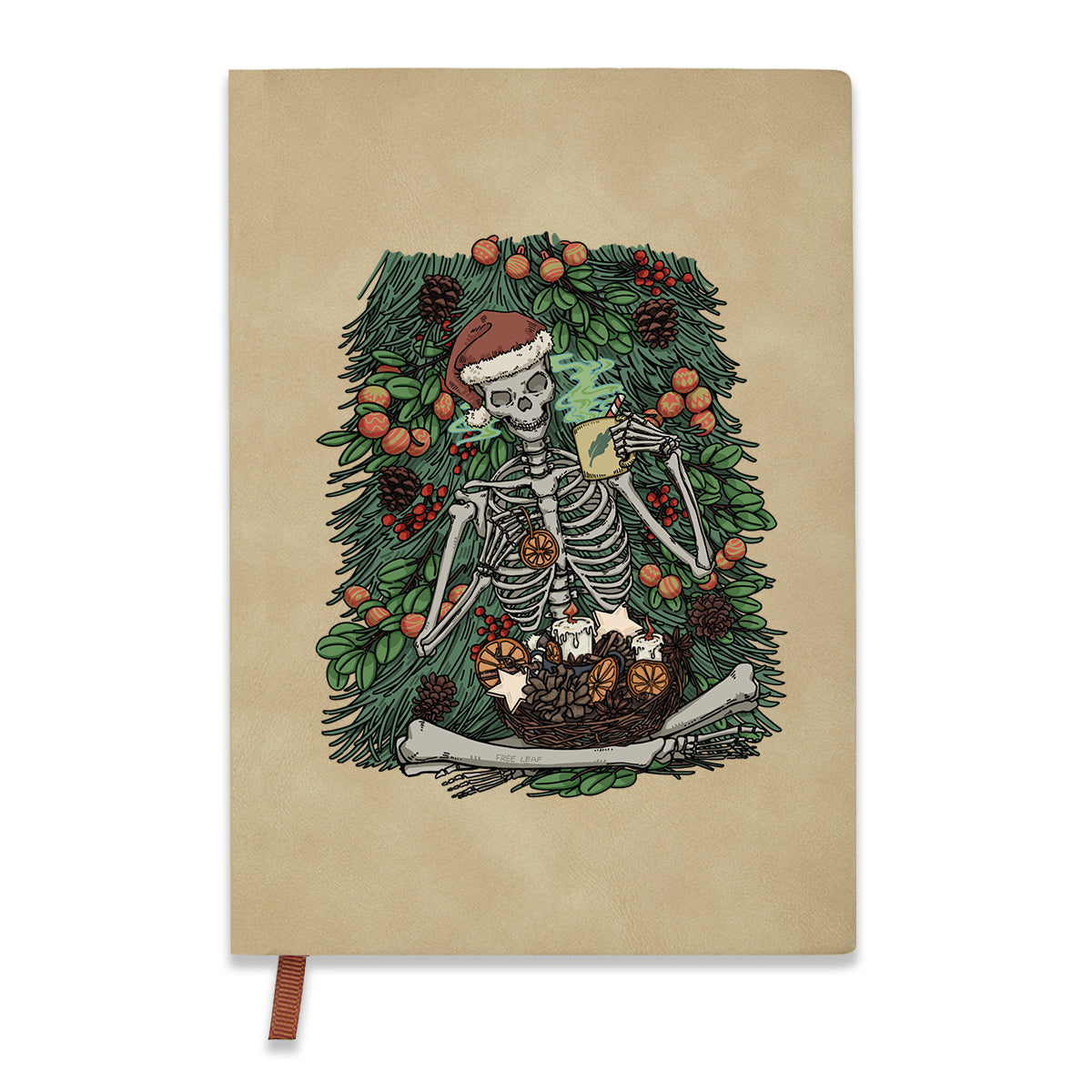Freeleaf Infinite Fun Time Leather Journal Notebook