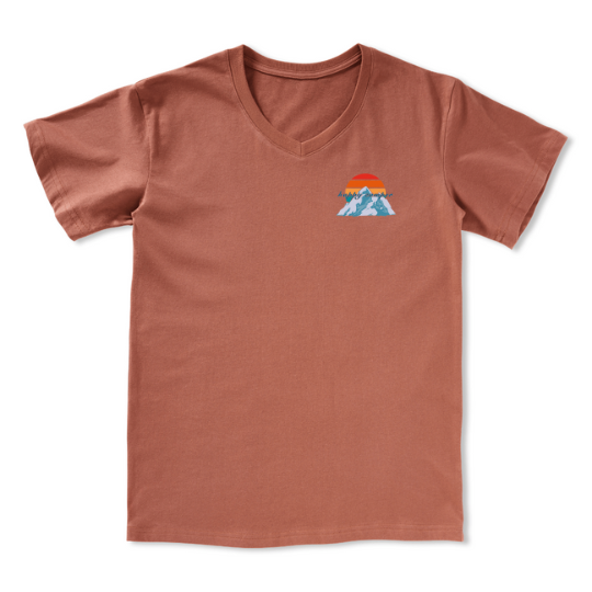 Happy Camper V-neck Tee