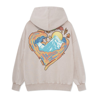 Freeleaf Heart of Wilderness Camping Unisex Nature Inspired Hoodie