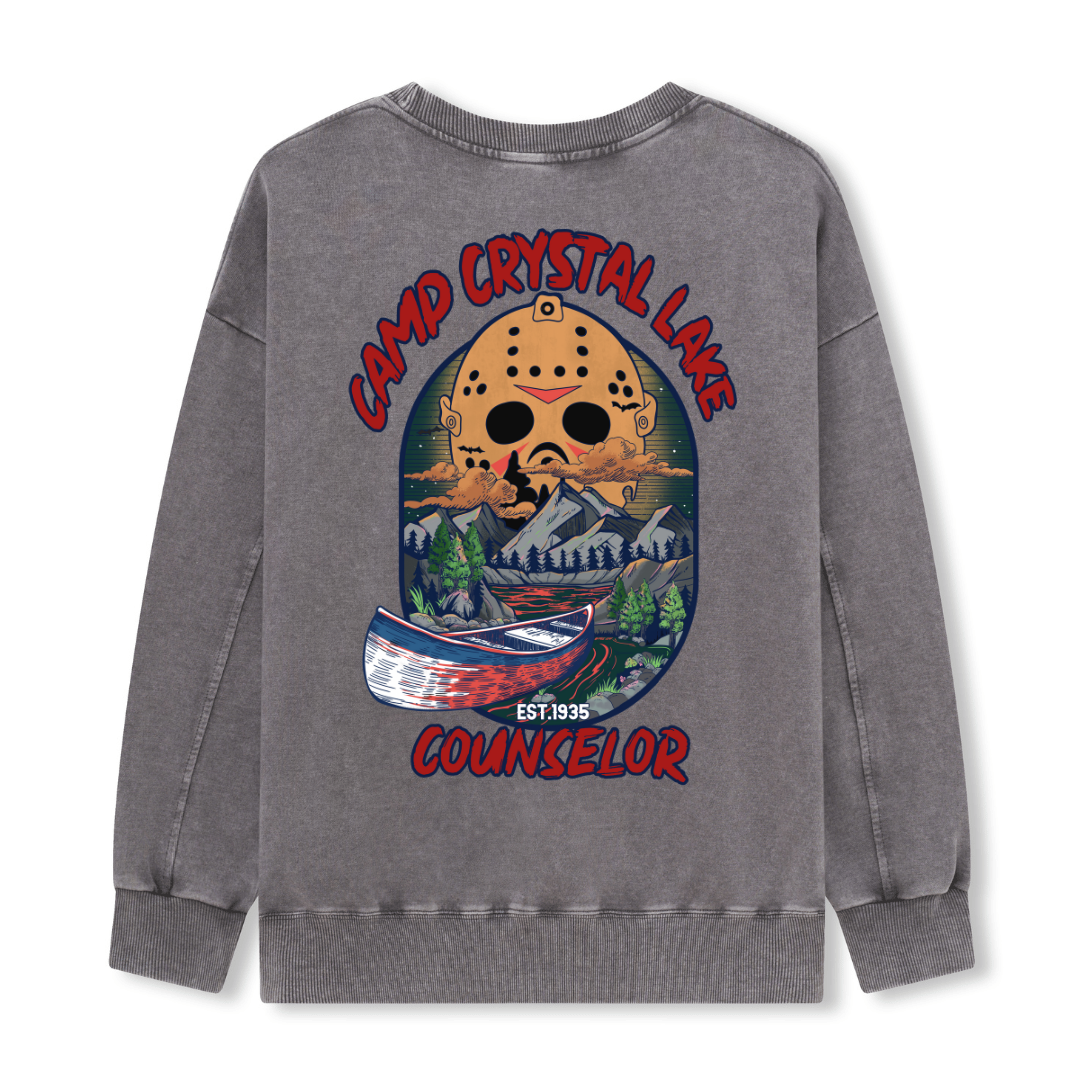 Camp Crystal Lake Washed Sweatshirt