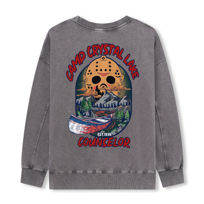 Camp Crystal Lake Washed Sweatshirt