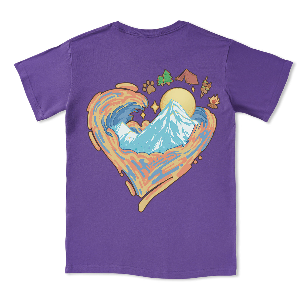 Freeleaf Heart of Wilderness Camping Tee