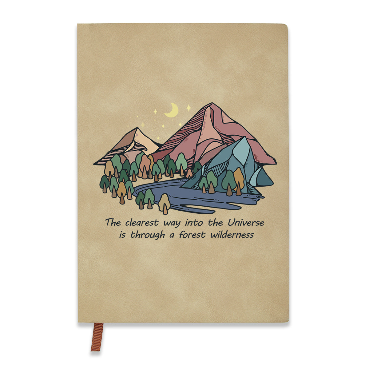 Freeleaf Pathway to the  Universe Leather Journal Notebook