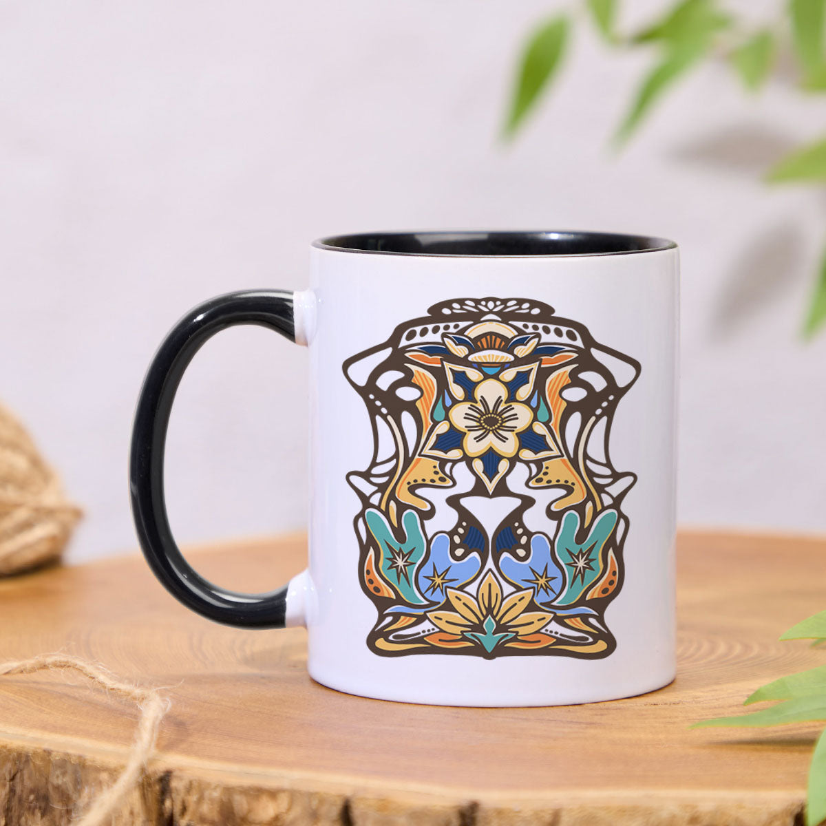 Freeleaf Aquilegia Formosa Colorful Ceramic Mug