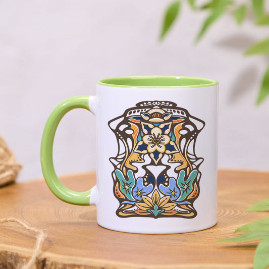 Freeleaf Aquilegia Formosa Colorful Ceramic Mug