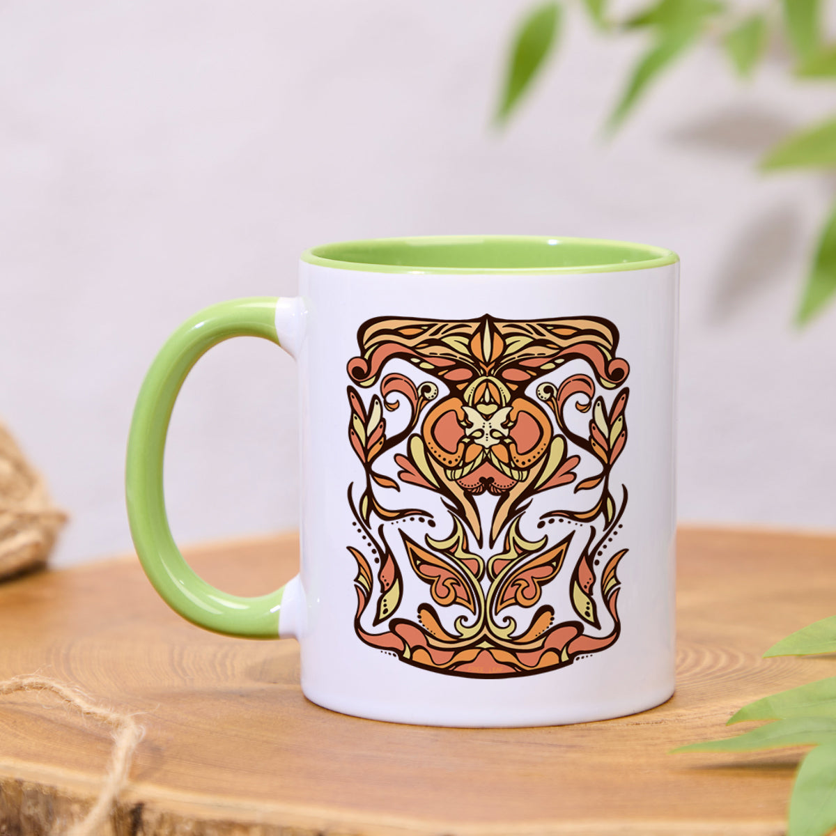 Freeleaf Golden Glow Colorful Ceramic Mug