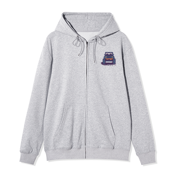 freeleaf-go-hiking-with-music-unisex-fleece-full-zip-hoodie