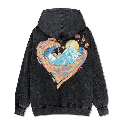 Freeleaf Heart of Wilderness Camping Unisex Nature Inspired Hoodie
