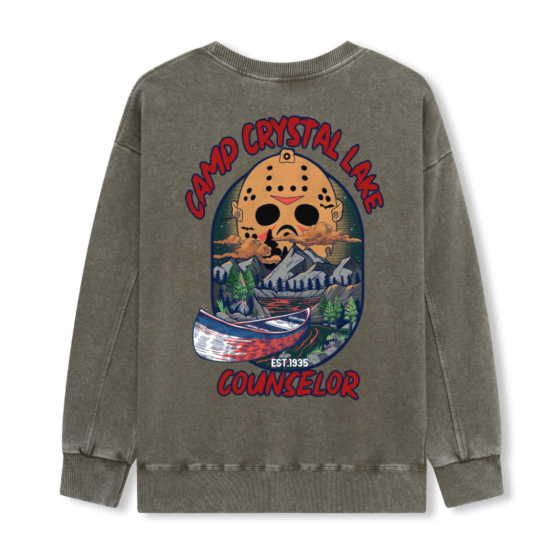 Camp Crystal Lake Washed Sweatshirt