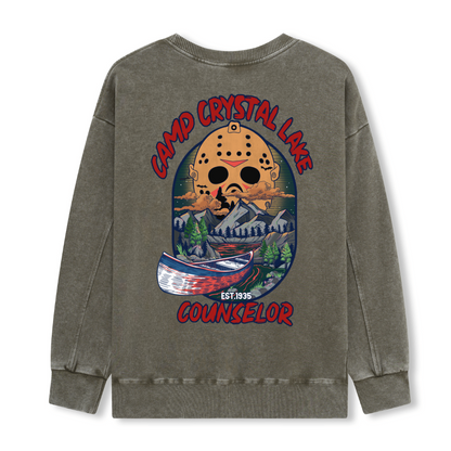 Camp Crystal Lake Washed Sweatshirt
